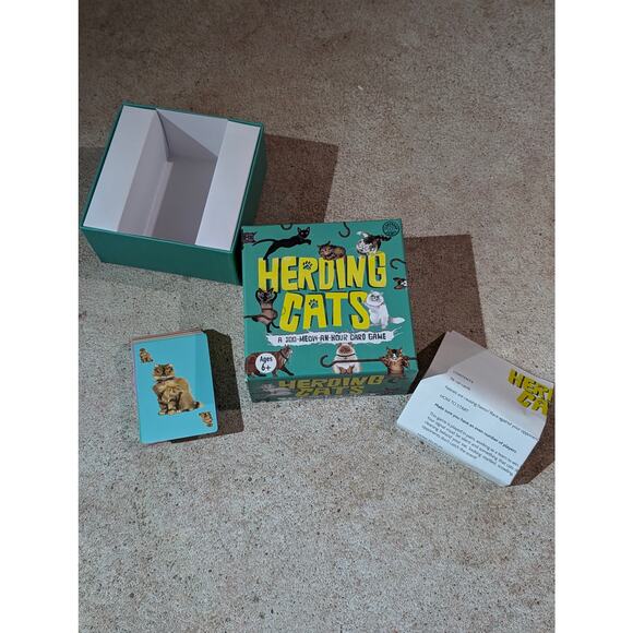 Herding Cats Card Game Clarendon Games 100 Meow An Hour Fun Family - Picture 3 of 3